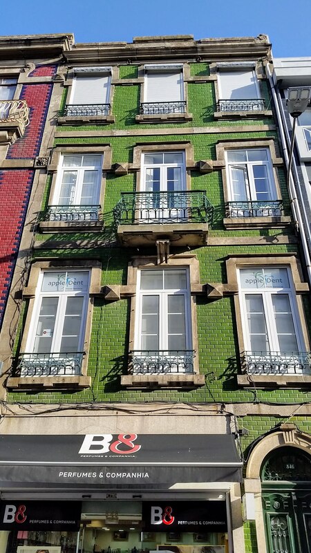 Porto tiled buildings
