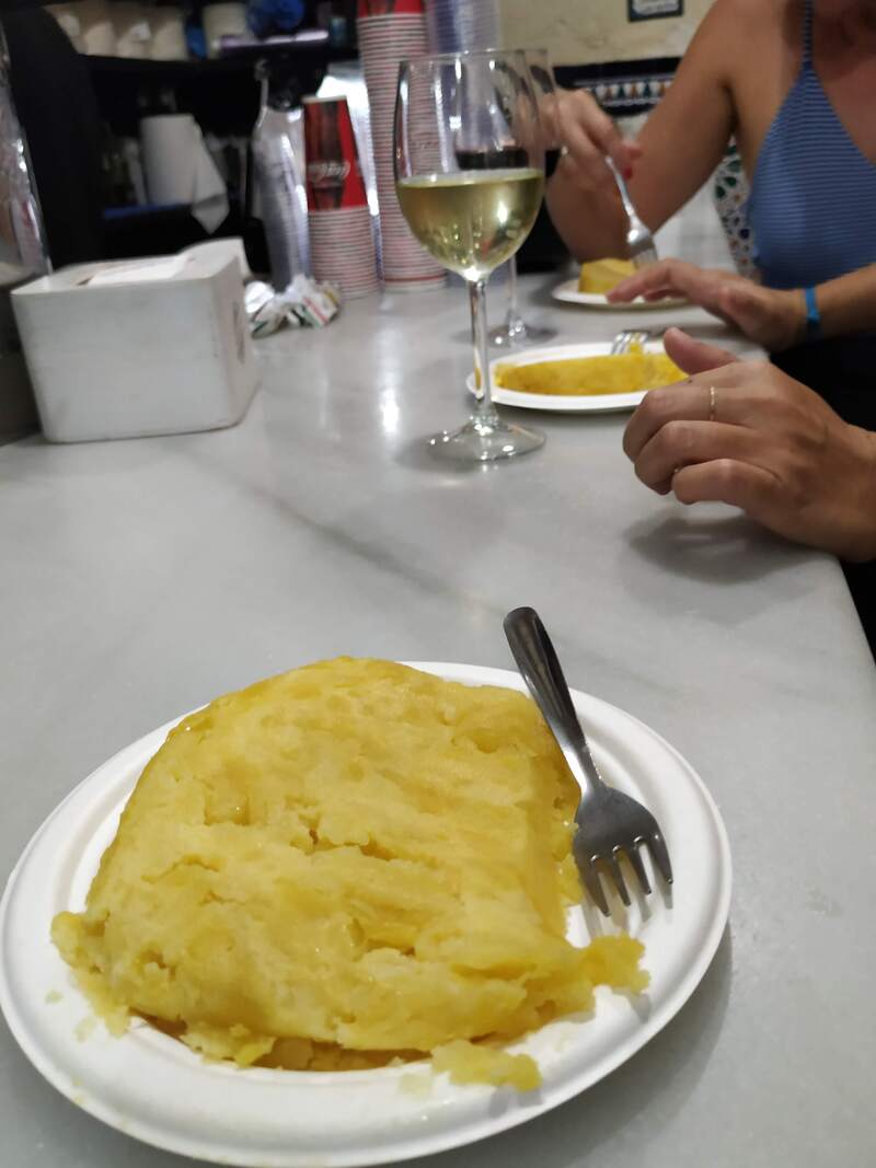 Tortilla espanola, Bar Santos, Cordoba